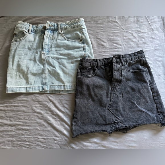 Denim miniskirts - 2 for $20 - Picture 2 of 4